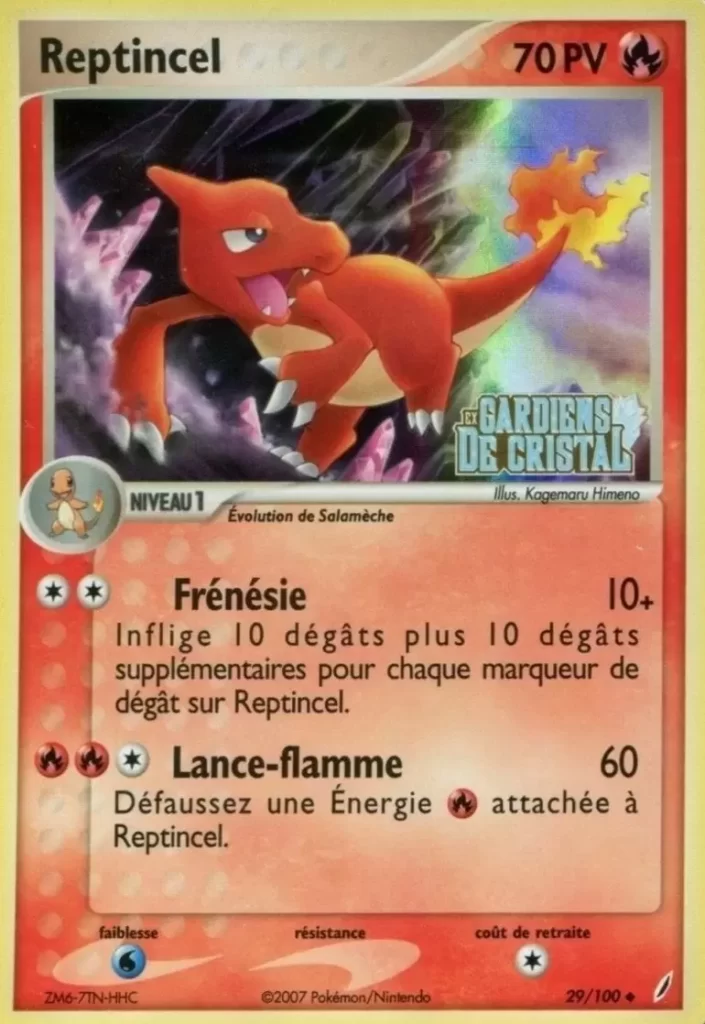 Cartes Pokémon EX Gardiens de Cristal : Toutes les cartes de la série