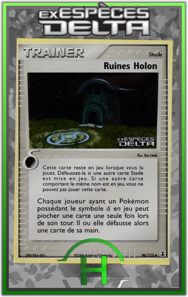 Ruines Holon 96/113 EX Espèces Delta carte Pokemon