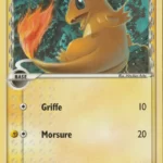 Salamèche 49/100 EX Gardiens de Cristal carte Pokemon