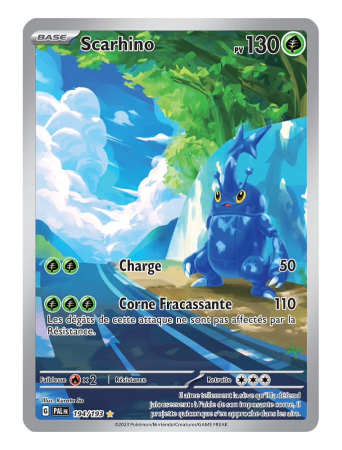 Cartes Pokémon Évolutions à Paldea : Toutes les cartes de la série