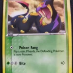 Seviper 32/110 EX Fantômes Holon carte Pokemon