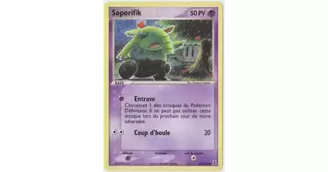 Soporifik 67/113 EX Espèces Delta carte Pokemon