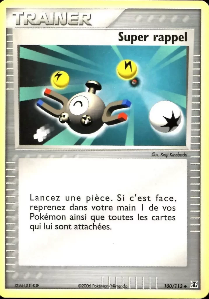 Super rappel 100/113 EX Espèces Delta carte Pokemon