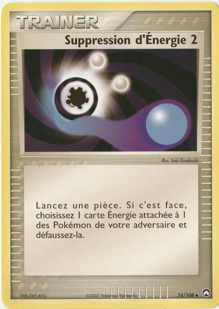 Suppression d&#8217;Énergie 2 74/108 EX Gardiens du Pouvoir carte Pokemon