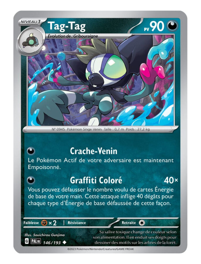 Tag-Tag 146/193 Évolutions à Paldea carte Pokemon