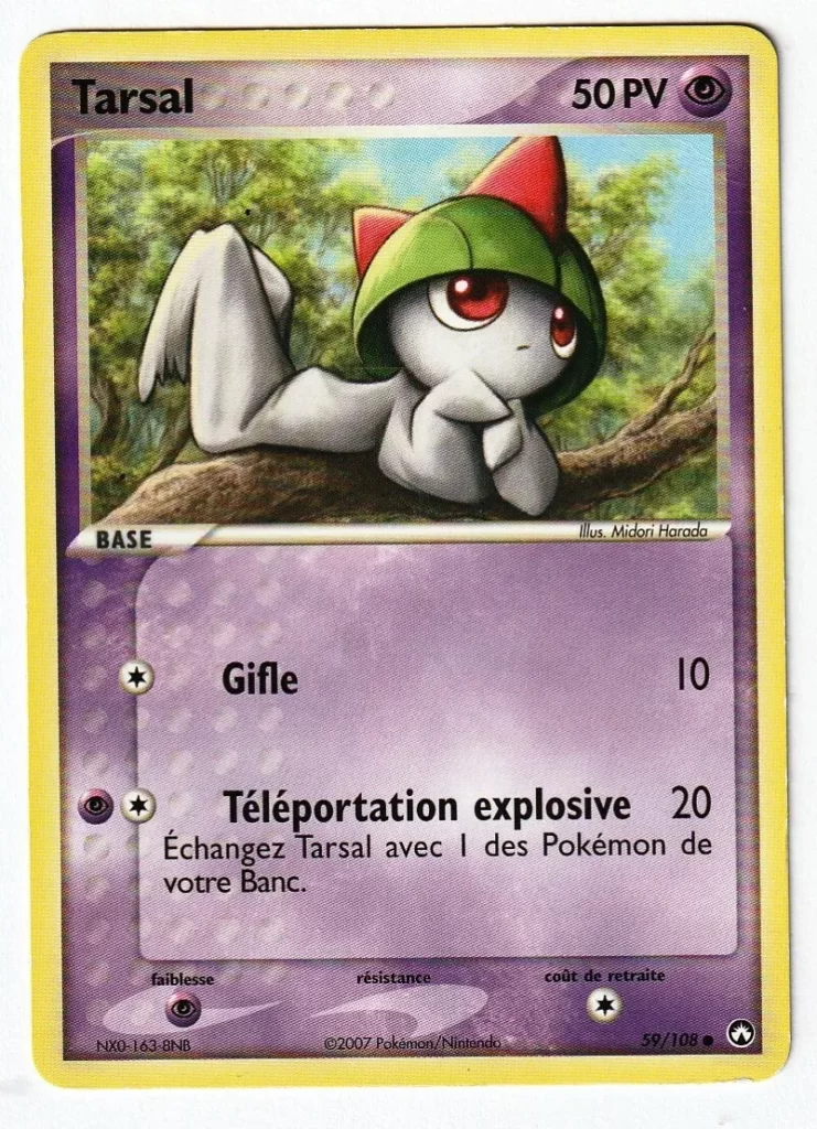 Tarsal 59/108 EX Gardiens du Pouvoir carte Pokemon