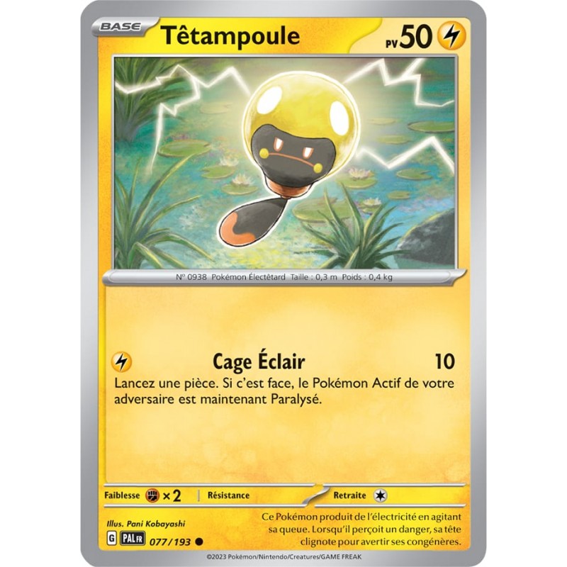 Têtampoule 077/193 Évolutions à Paldea carte Pokemon