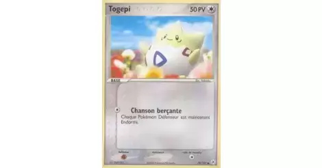 Togepi 78/101 EX Légendes Oubliées carte Pokemon