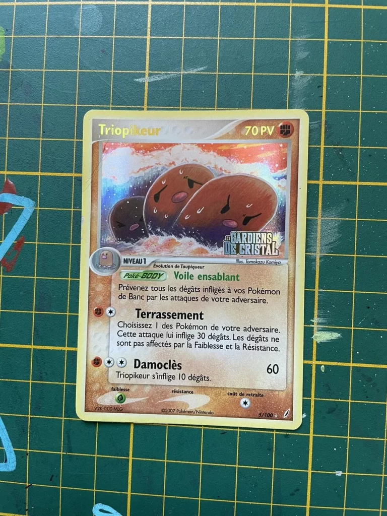 Triopikeur 5/100 EX Gardiens de Cristal carte Pokemon