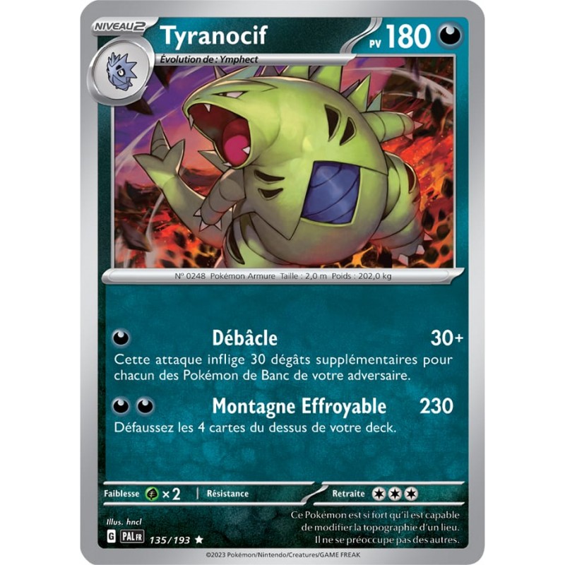 Tyranocif 135/193 Évolutions à Paldea carte Pokemon