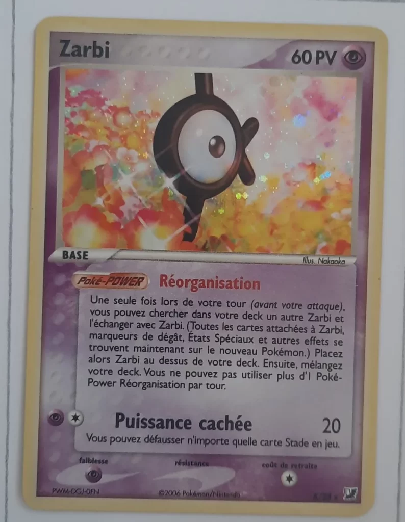 Cartes Pokémon EX Forces cachées : Toutes les cartes de la série