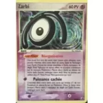 Zarbi M/28 EX Forces Cachées carte Pokemon