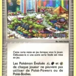 Zone de combat 75/106 EX Emeraude carte Pokemon