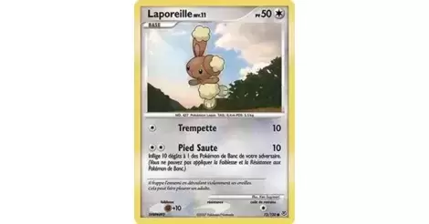 Laporeille 73/130 Diamant et Perle carte Pokemon