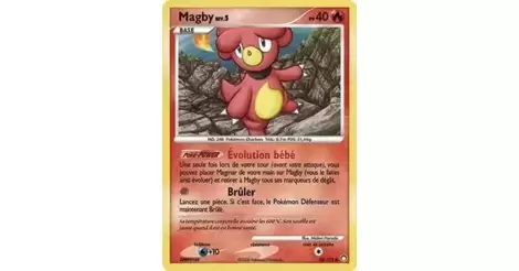 Magby 88/123 Diamant et Perle Trésors Mystérieux carte Pokemon