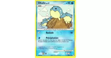 Obalie 102/123 Diamant et Perle Trésors Mystérieux carte Pokemon