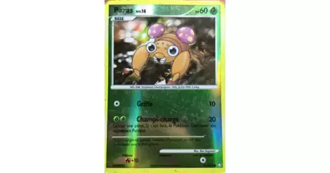 Paras 92/123 Diamant et Perle Trésors Mystérieux carte Pokemon