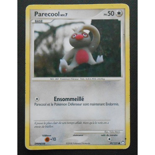 Parecool 99/123 Diamant et Perle Trésors Mystérieux carte Pokemon