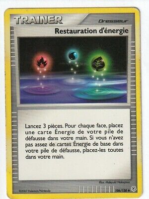 Restauration d&#8217;énergie 106/130 Diamant et Perle carte Pokemon