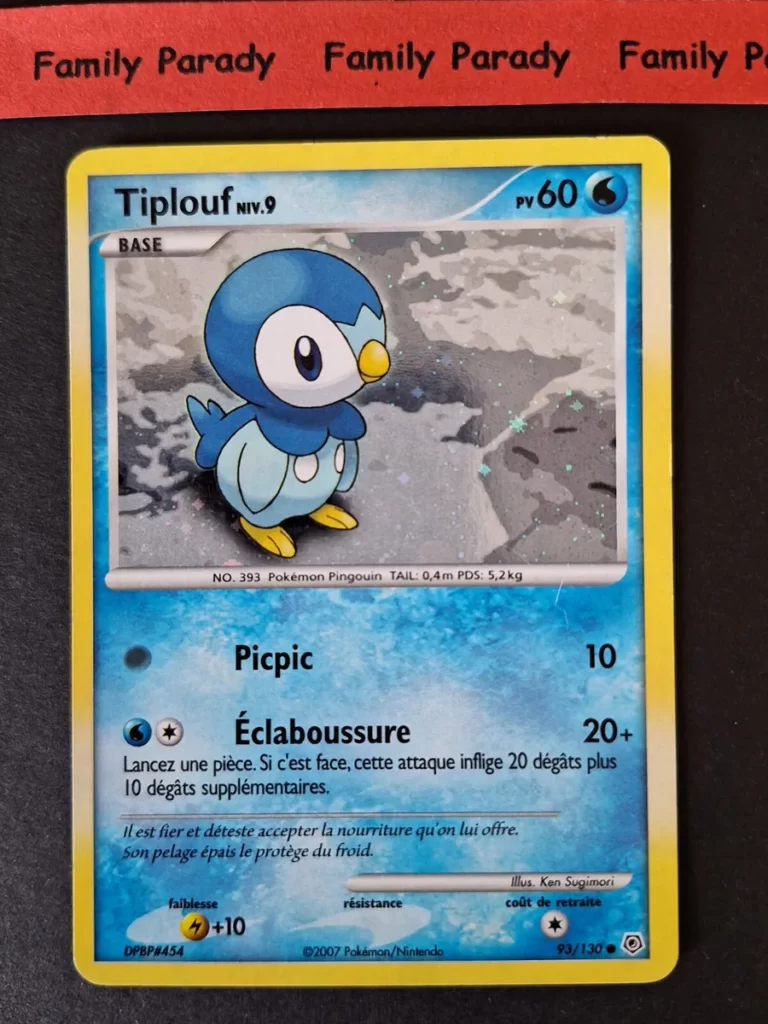 Tiplouf 93/130 Diamant et Perle carte Pokemon