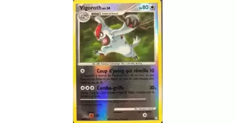 Vigoroth 68/123 Diamant et Perle Trésors Mystérieux carte Pokemon