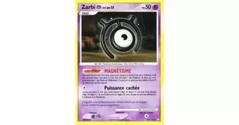 Zarbi M 66/123 Diamant et Perle Trésors Mystérieux carte Pokemon