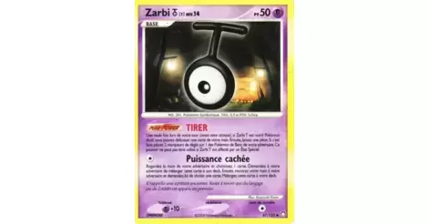 Zarbi T 67/123 Diamant et Perle Trésors Mystérieux carte Pokemon