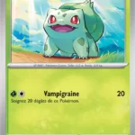 Bulbizarre 001/165 écarlate et violet série 151 carte Pokemon