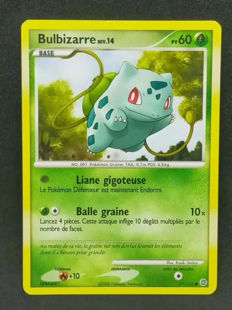 Bulbizarre 77/132 Diamant et Perle Merveilles Secrètes carte Pokemon