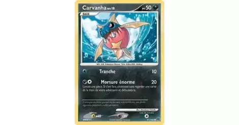 Carvanha 81/132 Diamant et Perle Merveilles Secrètes carte Pokemon