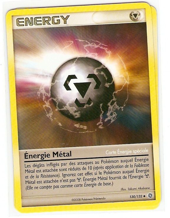 Énergie Métal 130/132 Diamant et Perle Merveilles Secrètes carte Pokemon