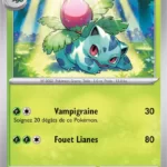 Herbizarre 002/165 écarlate et violet série 151 carte Pokemon