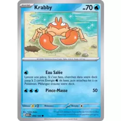 Krabby 098/165 écarlate et violet série 151 carte Pokemon