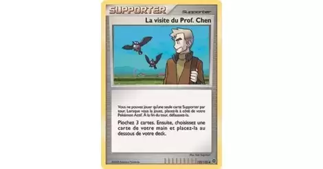 La visite du Prof. Chen 122/132 Diamant et Perle Merveilles Secrètes carte Pokemon