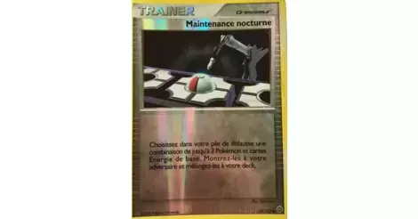 Maintenance nocturne 120/132 Diamant et Perle Merveilles Secrètes carte Pokemon