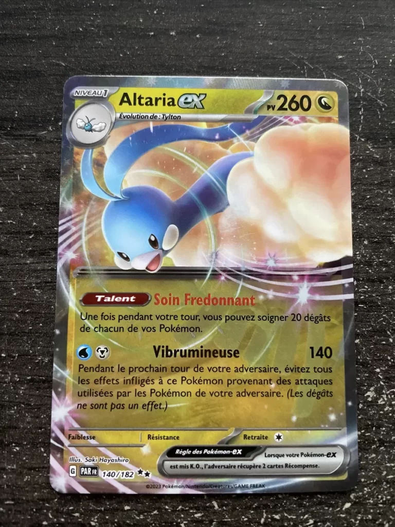 Altaria-ex 140/182 Faille Paradoxe carte Pokemon