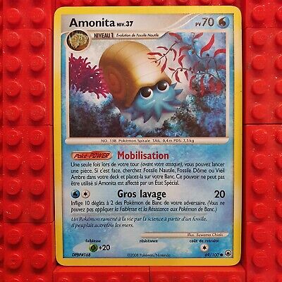 Amonita 69/100 Diamant et Perle Aube Majestueuse carte Pokemon