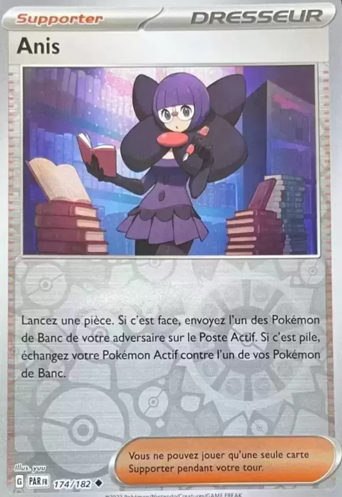 Anis 174/182 Faille Paradoxe carte Pokemon