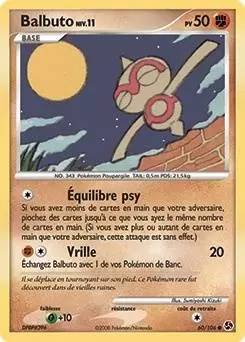 Balbuto 60/106 Diamant et Perle Duels au sommet carte Pokemon