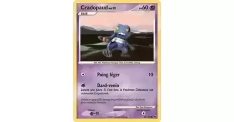 Cradopaud 60/100 Diamant et Perle Aube Majestueuse carte Pokemon