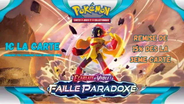 Craparoi 105/182 Faille Paradoxe carte Pokemon