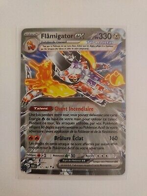 Flâmigator-ex 137/182 Faille Paradoxe carte Pokemon