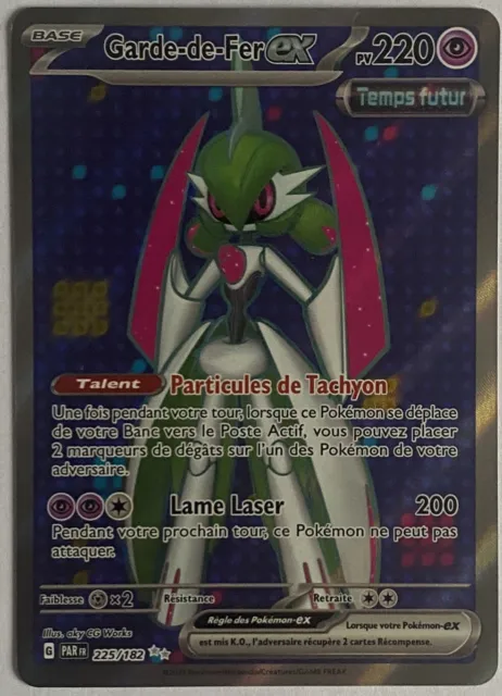 Garde-de-Fer-ex 225/182 Faille Paradoxe carte Pokemon