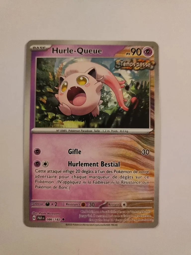 Cartes Pokémon Faille Paradoxe : Toutes les cartes de la série