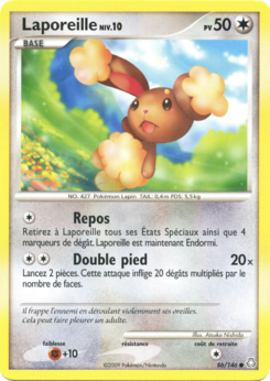 Laporeille 86/146 Diamant et Perle Eveil des Légendes carte Pokemon