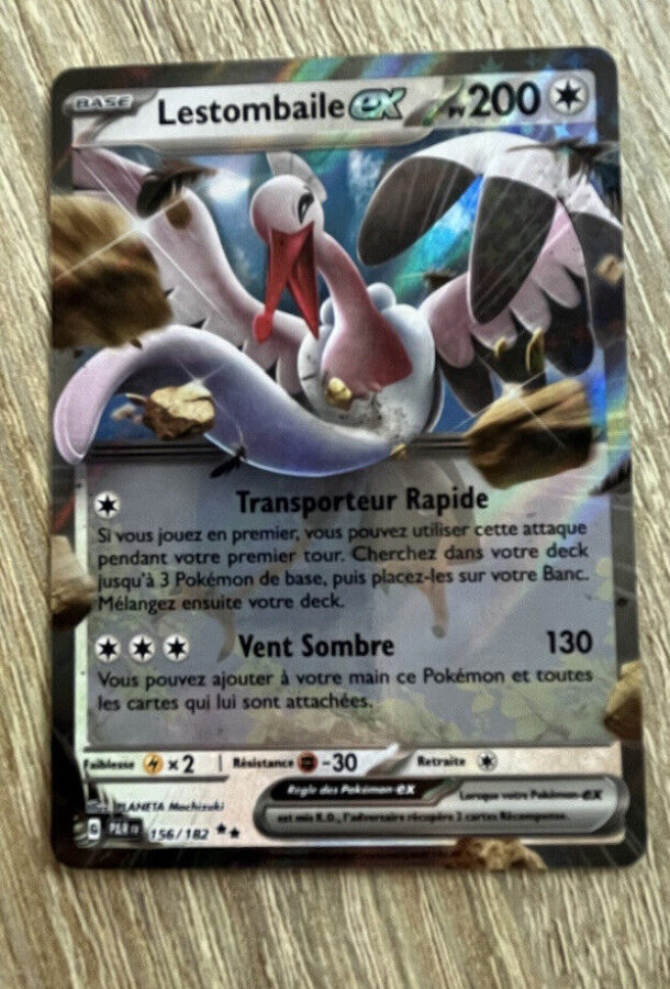 Lestombaile-ex 156/182 Faille Paradoxe carte Pokemon