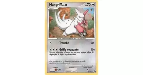 Mangriff 59/106 Diamant et Perle Duels au sommet carte Pokemon