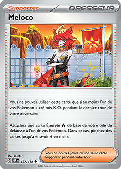 Meloco 167/182 Faille Paradoxe carte Pokemon