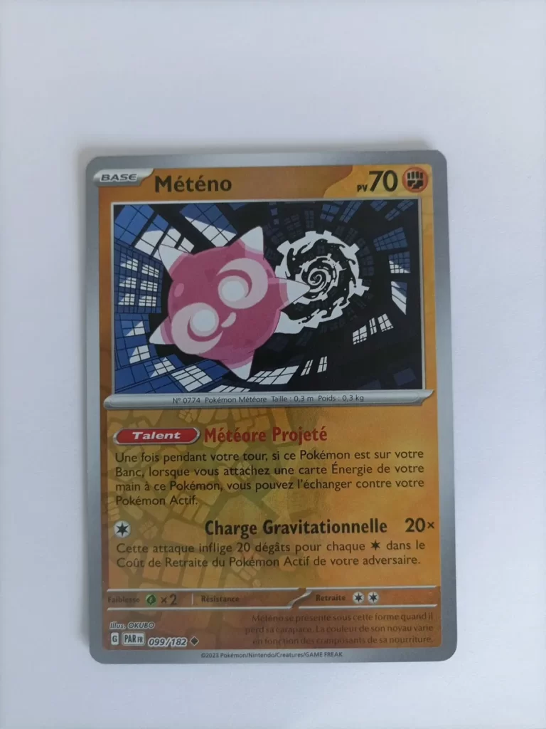 Météno 099/182 Faille Paradoxe carte Pokemon