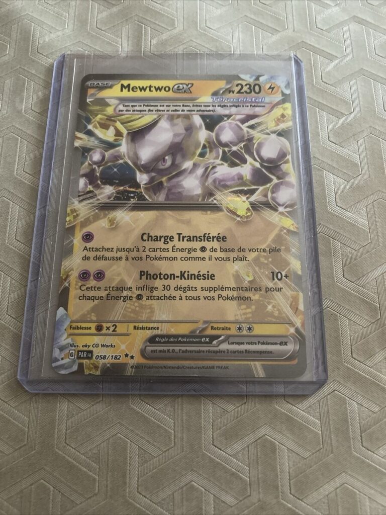 Mewtwo-ex 058/182 Faille Paradoxe carte Pokemon